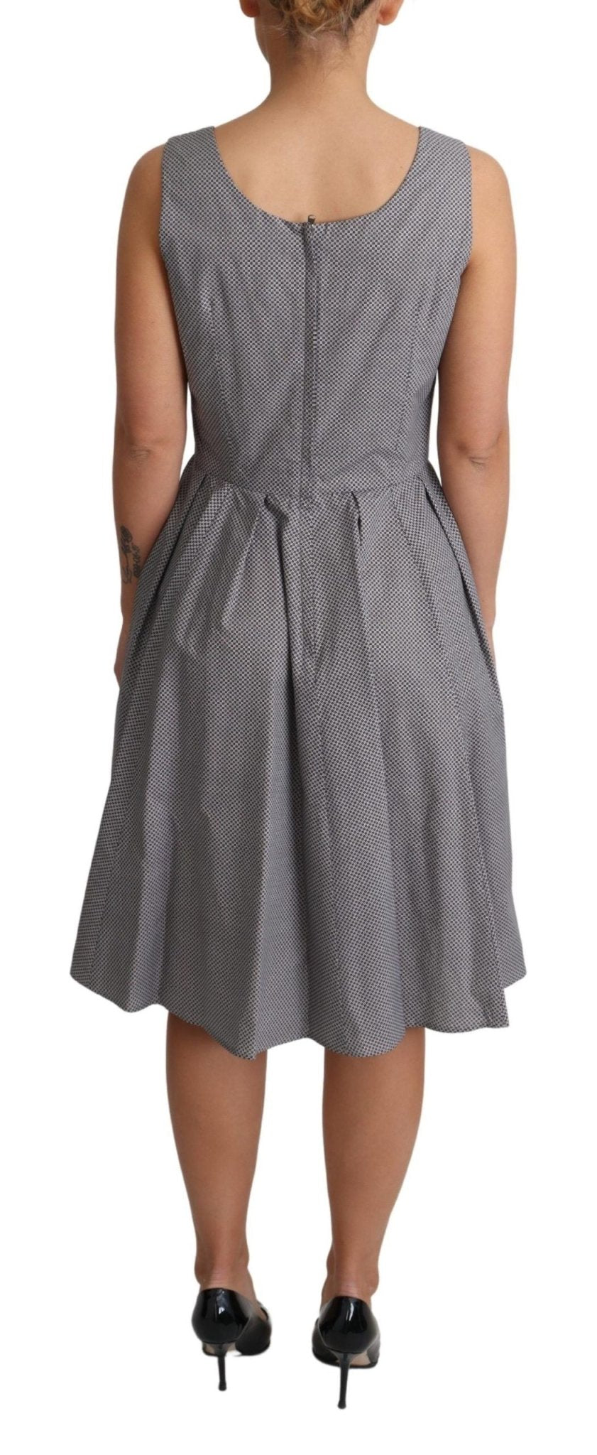 Dolce & Gabbana Sleeveless Geometric A - Line Dress - Sandy Store ByNet