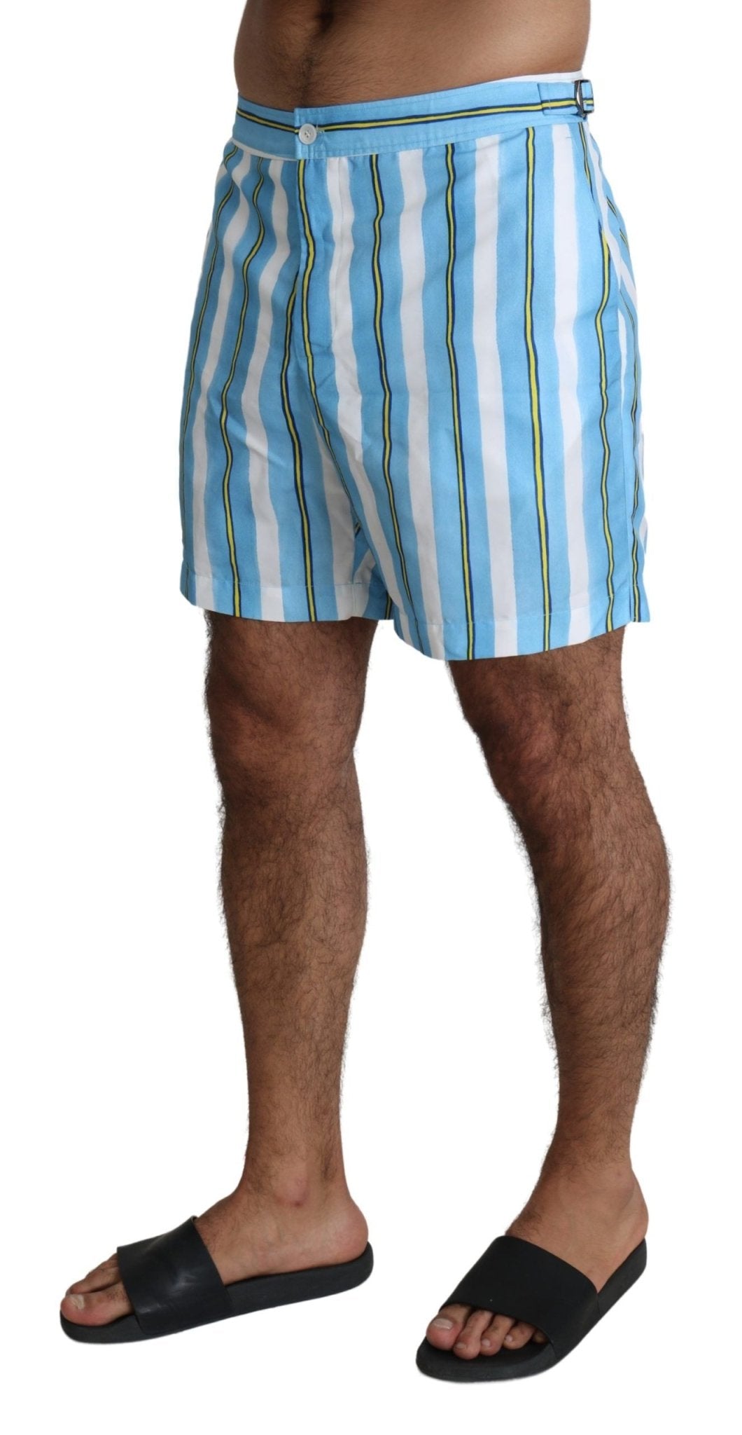 Dolce & Gabbana Striped Elegance Swim Shorts - Sandy Store ByNet