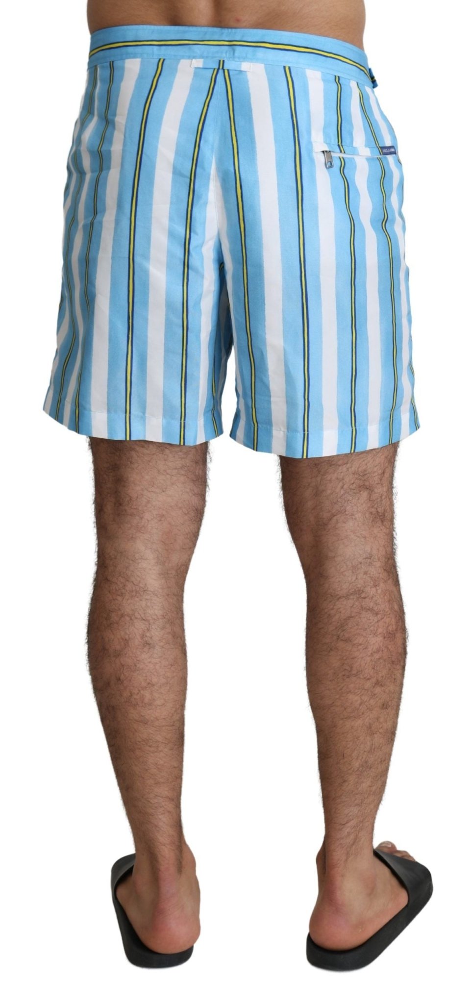 Dolce & Gabbana Striped Elegance Swim Shorts - Sandy Store ByNet