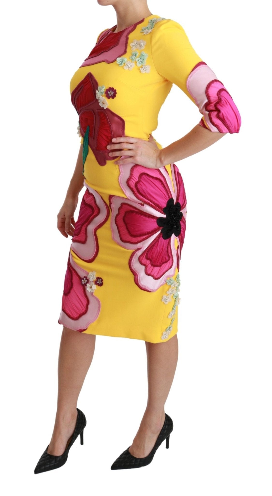 Dolce & Gabbana Sunshine Bloom Sheath Knee - Length Dress - Sandy Store ByNet