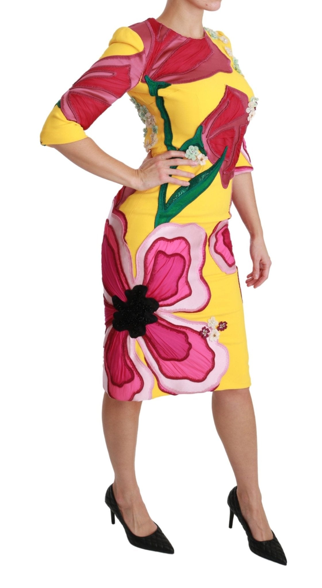 Dolce & Gabbana Sunshine Bloom Sheath Knee - Length Dress - Sandy Store ByNet