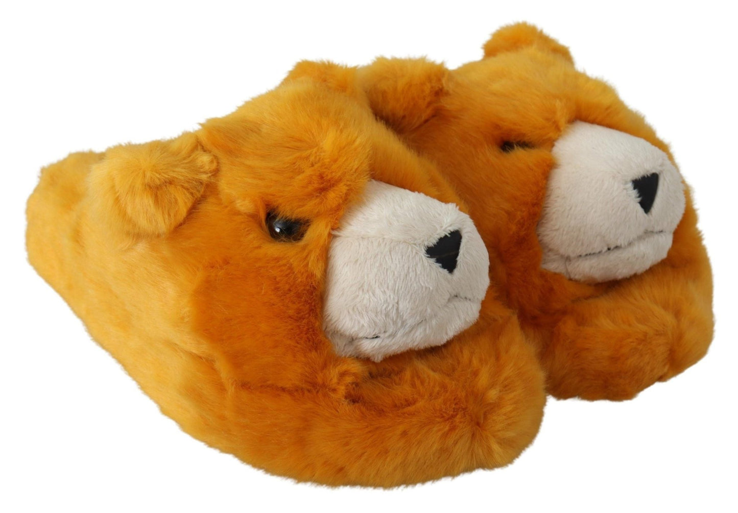 Dolce & Gabbana Sunshine Yellow Lion Slippers - Sandy Store ByNet