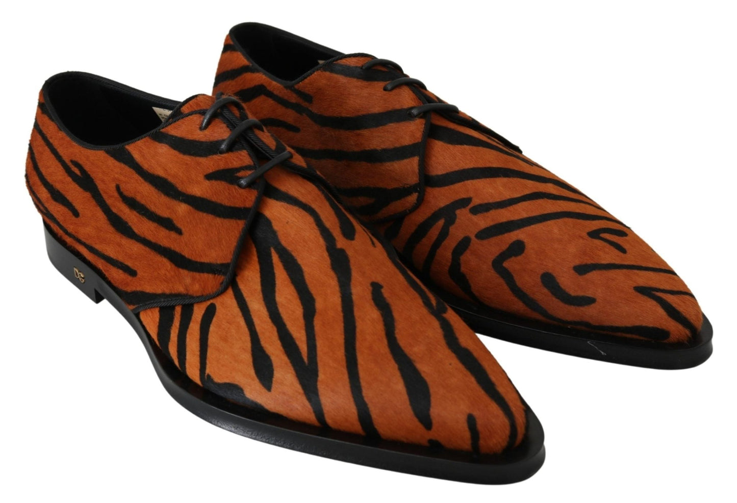 Dolce & Gabbana Tiger Pattern Dress Shoes with Pony Hair - Sandy Store ByNet
