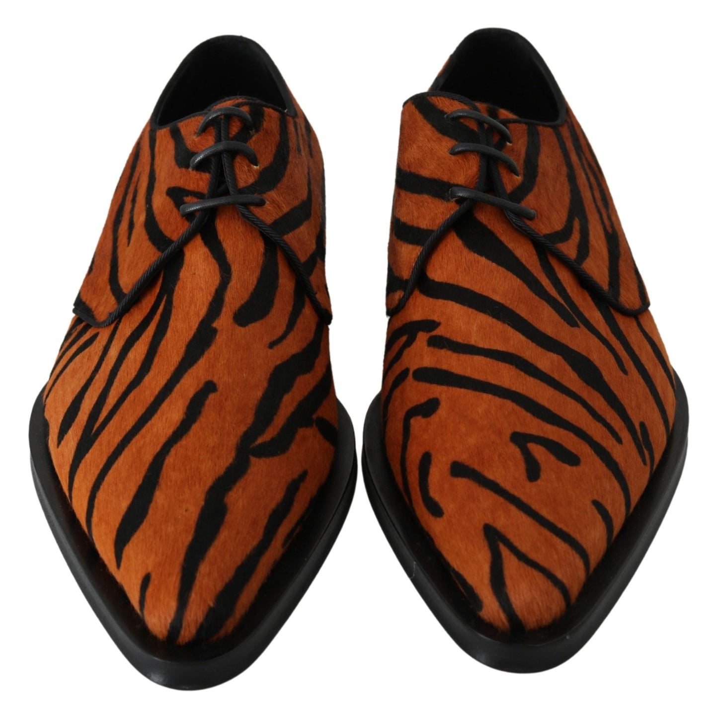 Dolce & Gabbana Tiger Pattern Dress Shoes with Pony Hair - Sandy Store ByNet