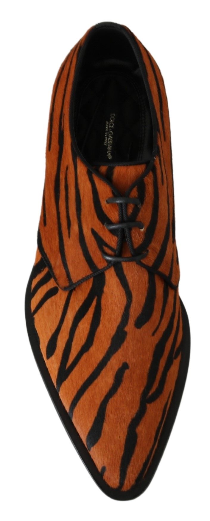 Dolce & Gabbana Tiger Pattern Dress Shoes with Pony Hair - Sandy Store ByNet