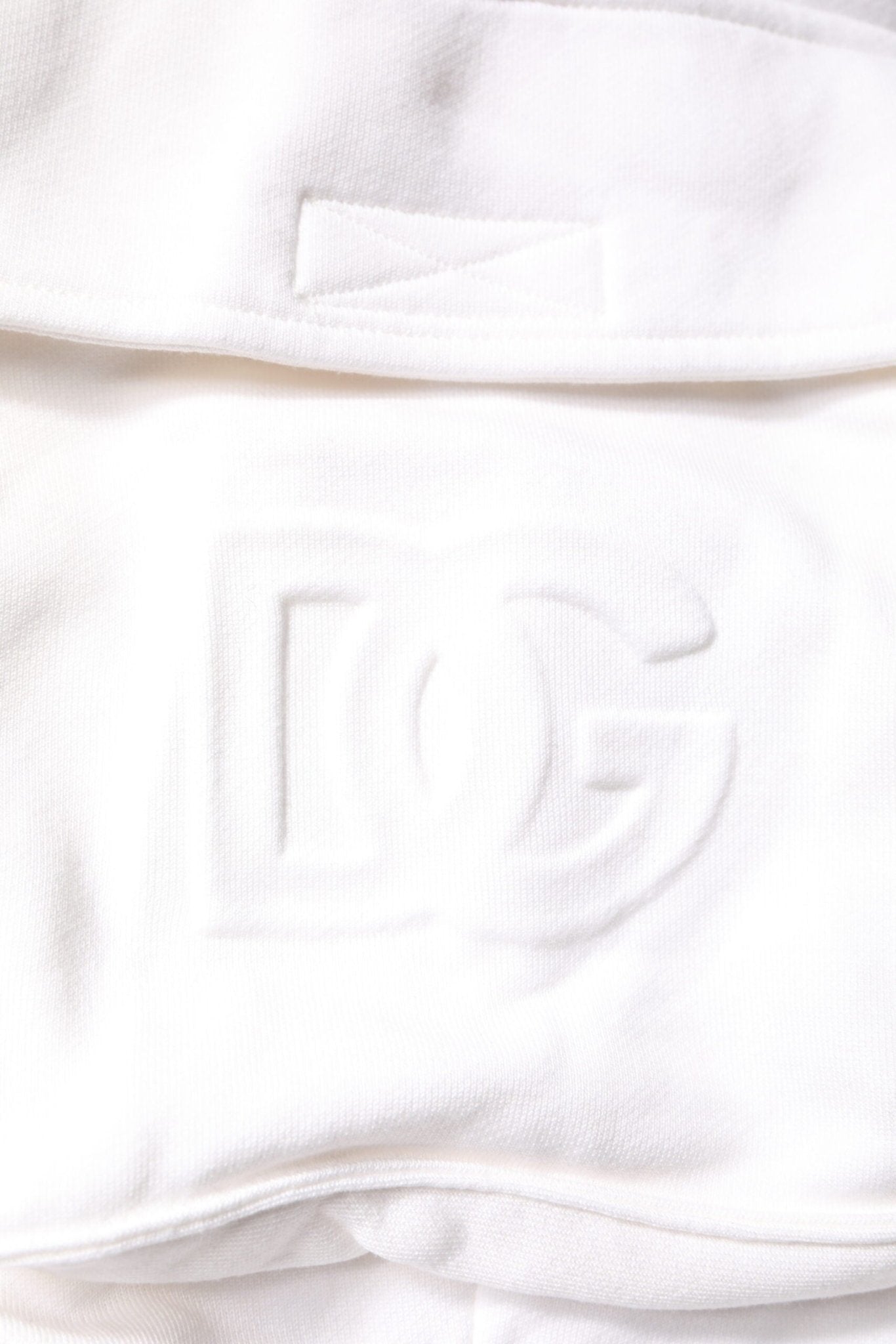 Dolce & Gabbana White Cotton Cargo Bermuda Sweatshorts Shorts - Sandy Store ByNet
