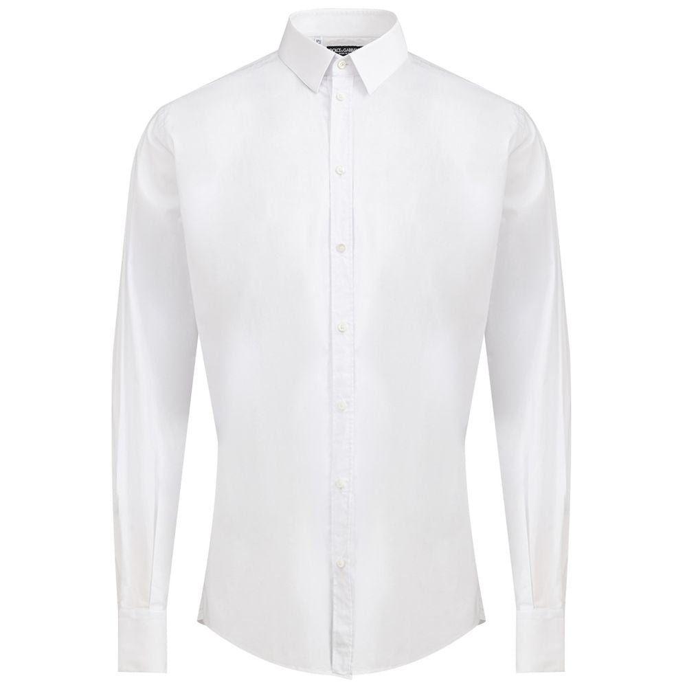Dolce & Gabbana White Cotton Shirt - Sandy Store ByNet