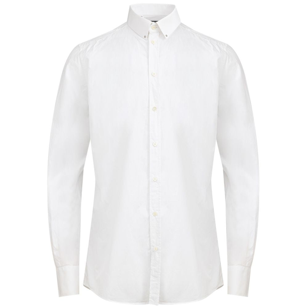 Dolce & Gabbana White Cotton Shirt - Sandy Store ByNet