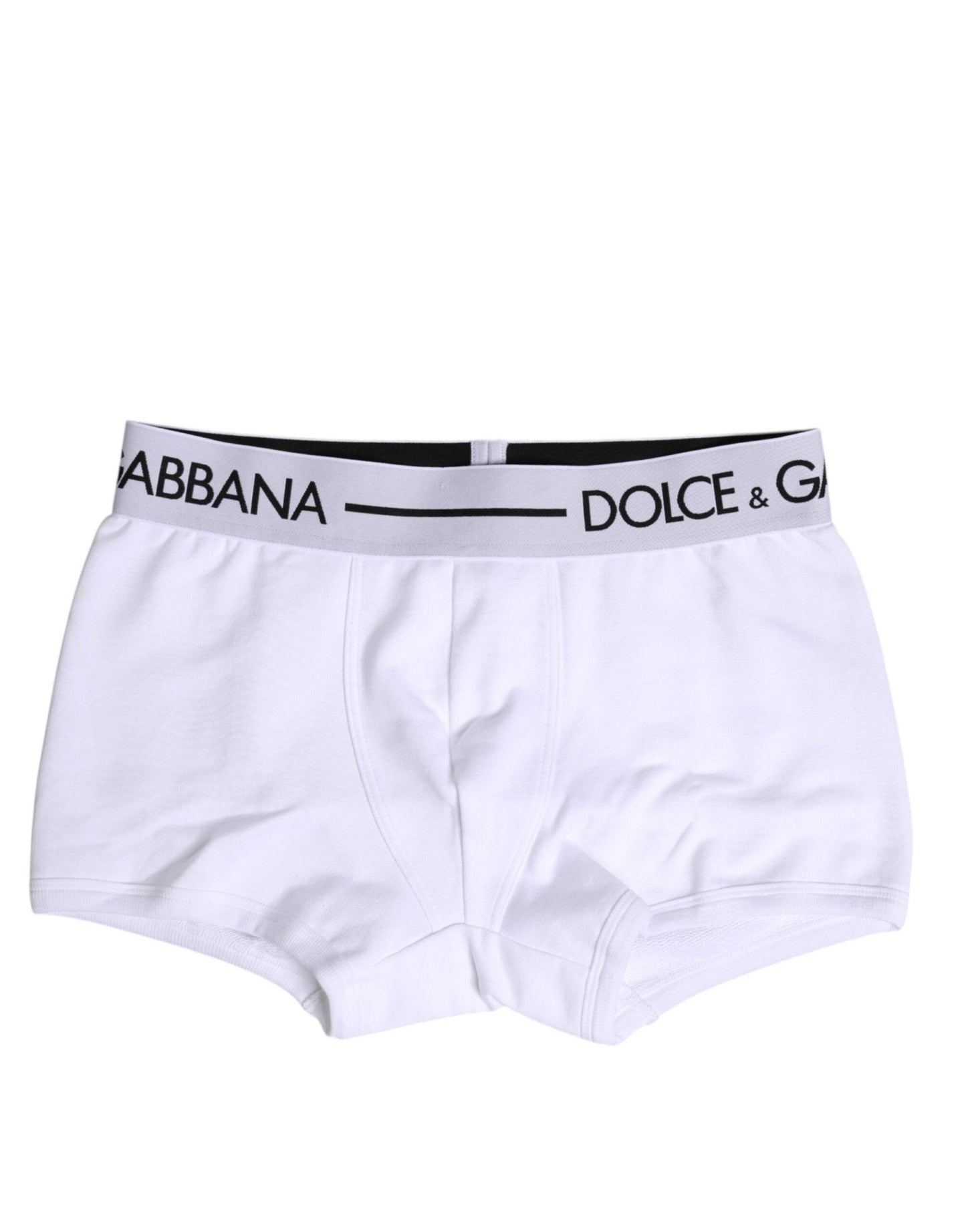 Dolce & Gabbana White Cotton Stretch Regular Boxer Underwear – IT4 | S par Dolce & Gabbana | Disponible sur Sandy Store ByNet