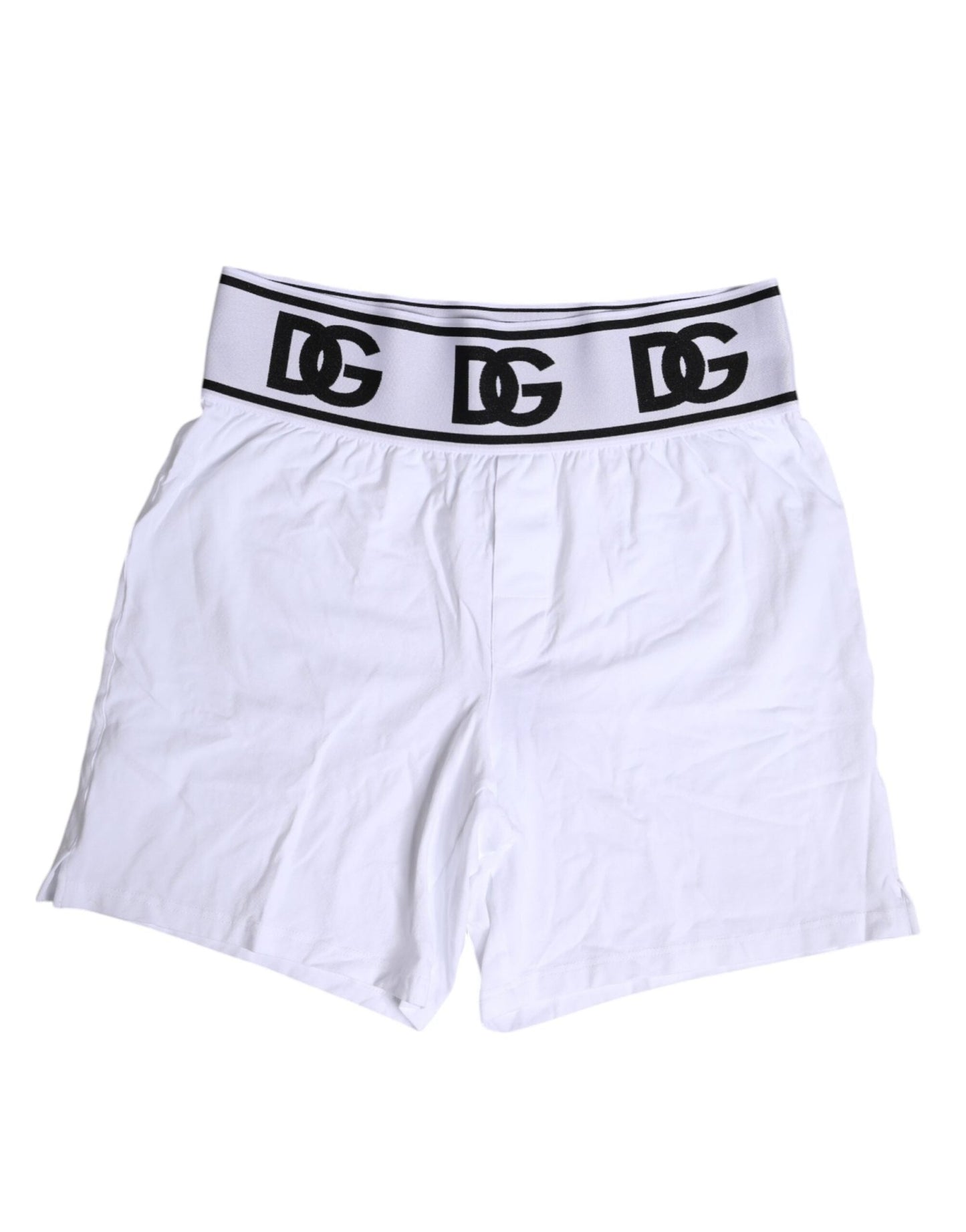 Dolce & Gabbana White Cotton Stretch Regular Boxer Underwear – IT5 | M par Dolce & Gabbana | Disponible sur Sandy Store ByNet