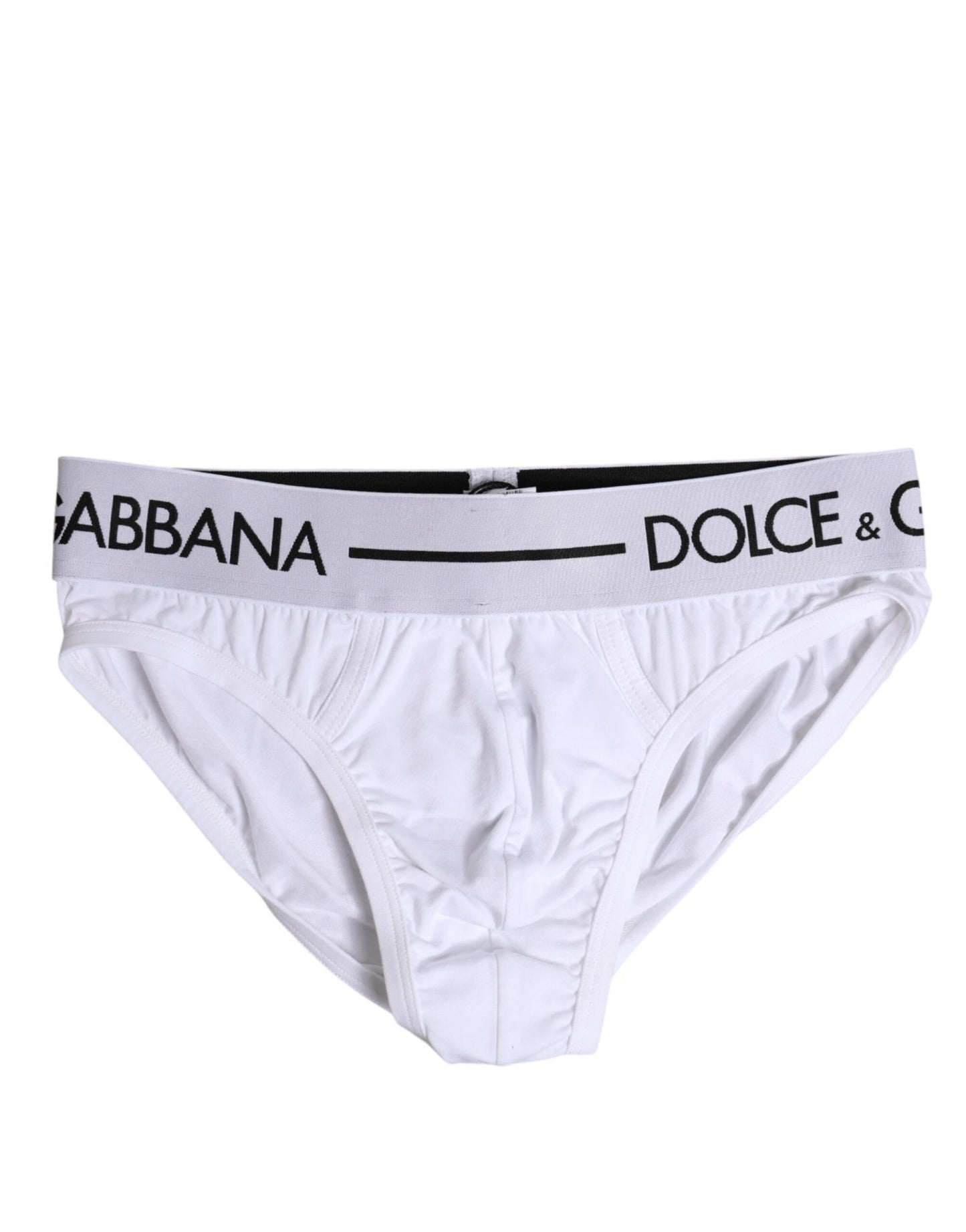 Dolce & Gabbana White Cotton Stretch Regular Brief Underwear – IT4 | S par Dolce & Gabbana | Disponible sur Sandy Store ByNet