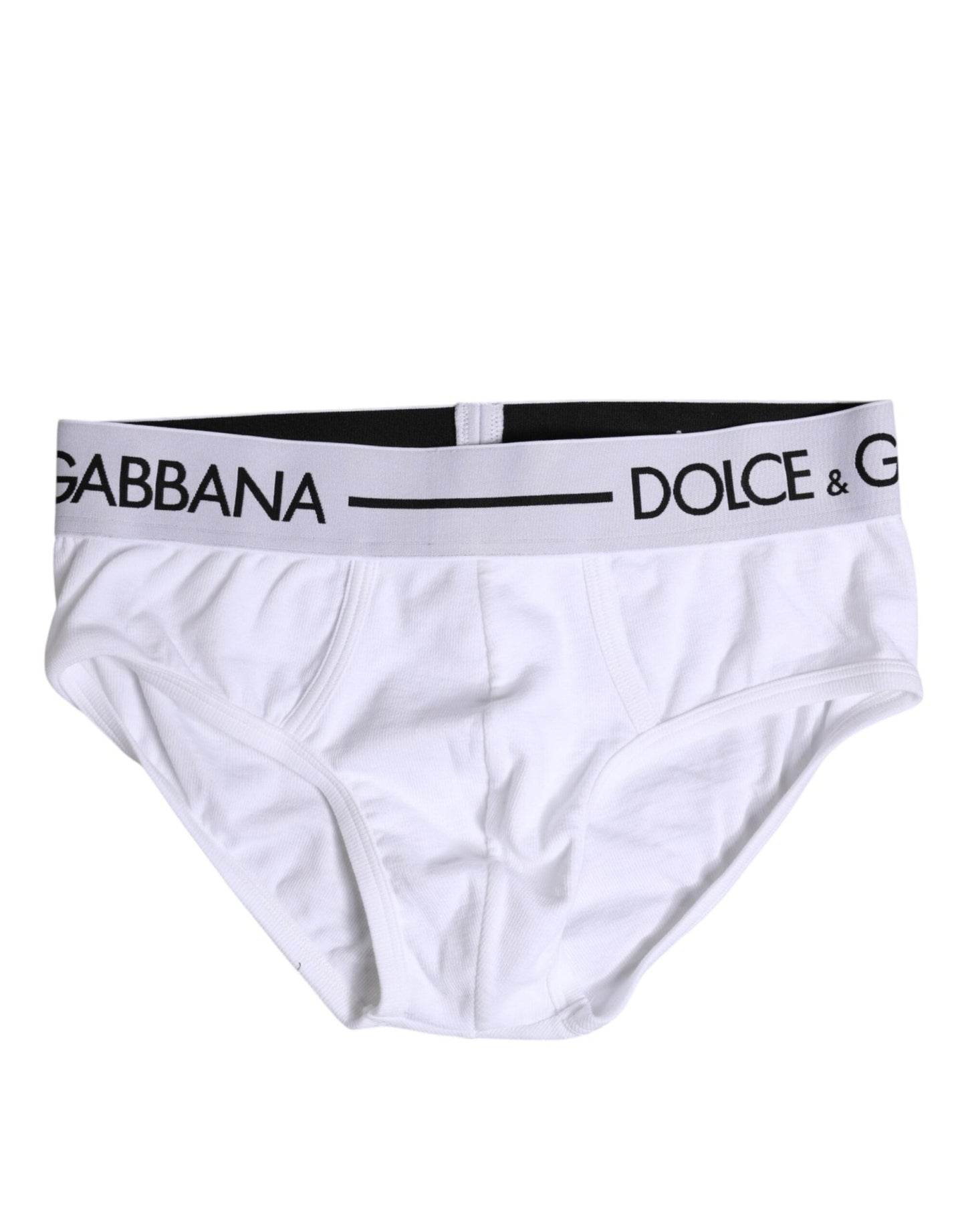 Dolce & Gabbana White Cotton Stretch Regular Brief Underwear – IT4 | S par Dolce & Gabbana | Disponible sur Sandy Store ByNet