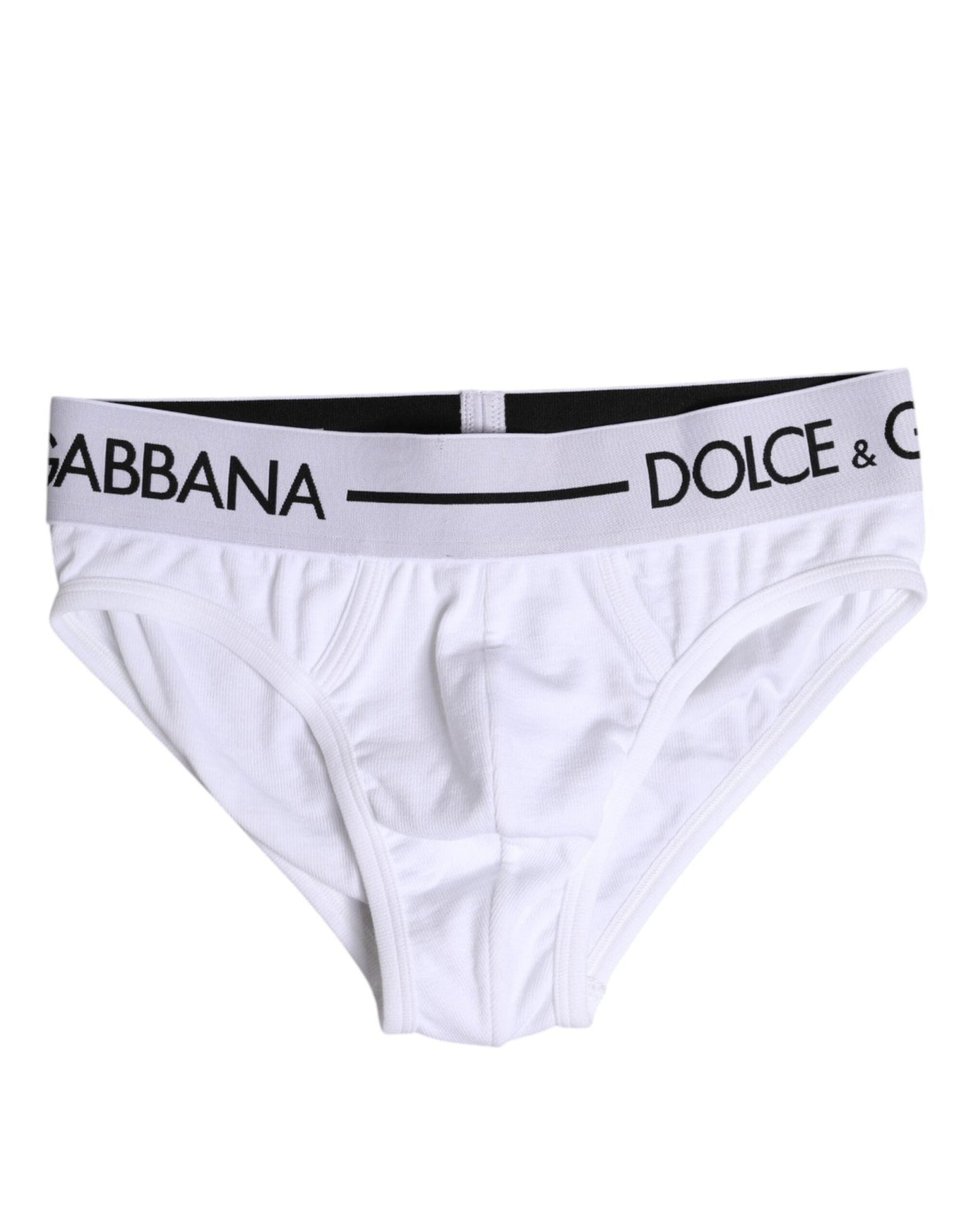 Dolce & Gabbana White Cotton Stretch Regular Brief Underwear – IT4 | S par Dolce & Gabbana | Disponible sur Sandy Store ByNet