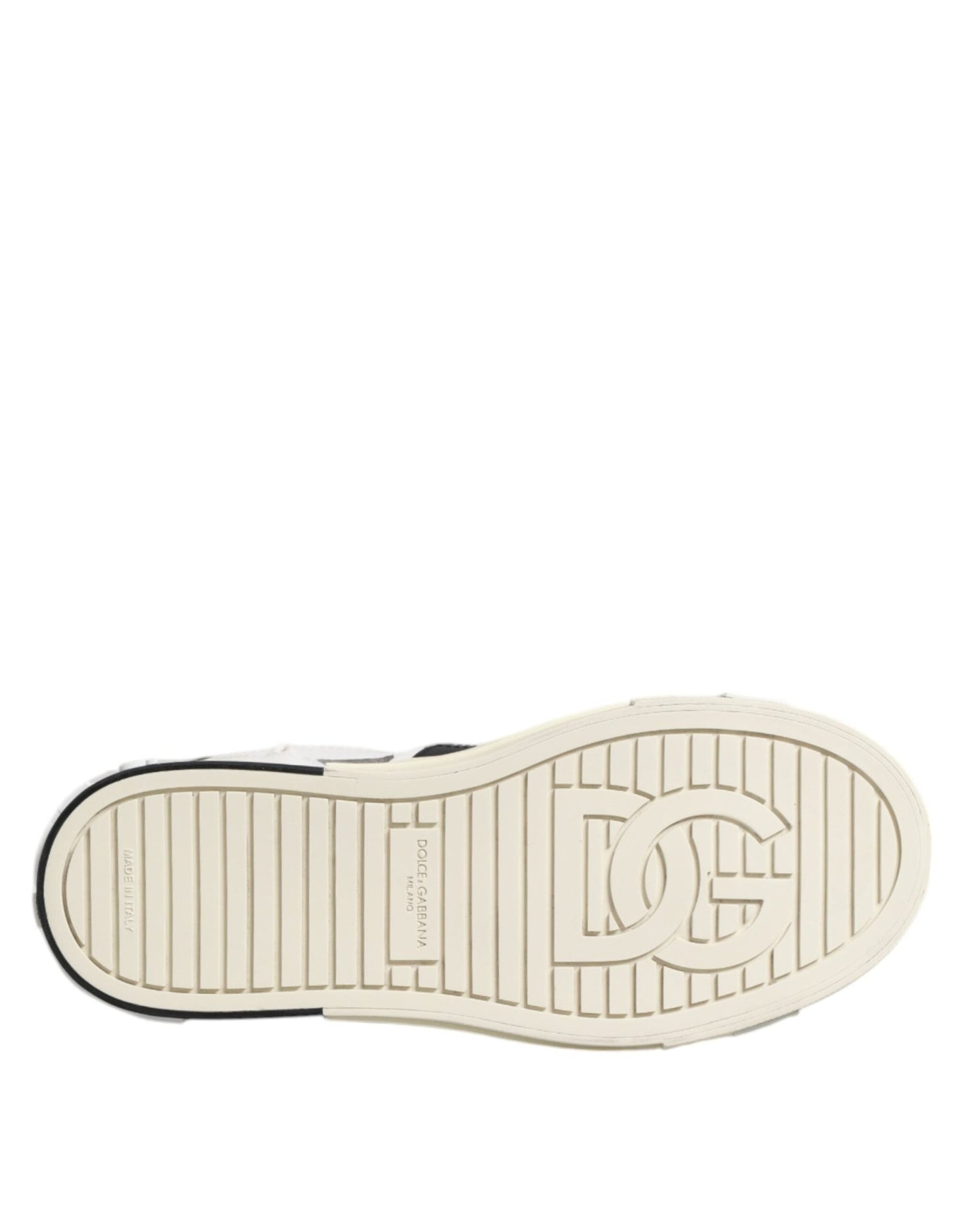 Dolce & Gabbana White Leather Custom 2.Zero Sneakers Shoes – EU40/US9.5 par Dolce & Gabbana | Disponible sur Sandy Store ByNet