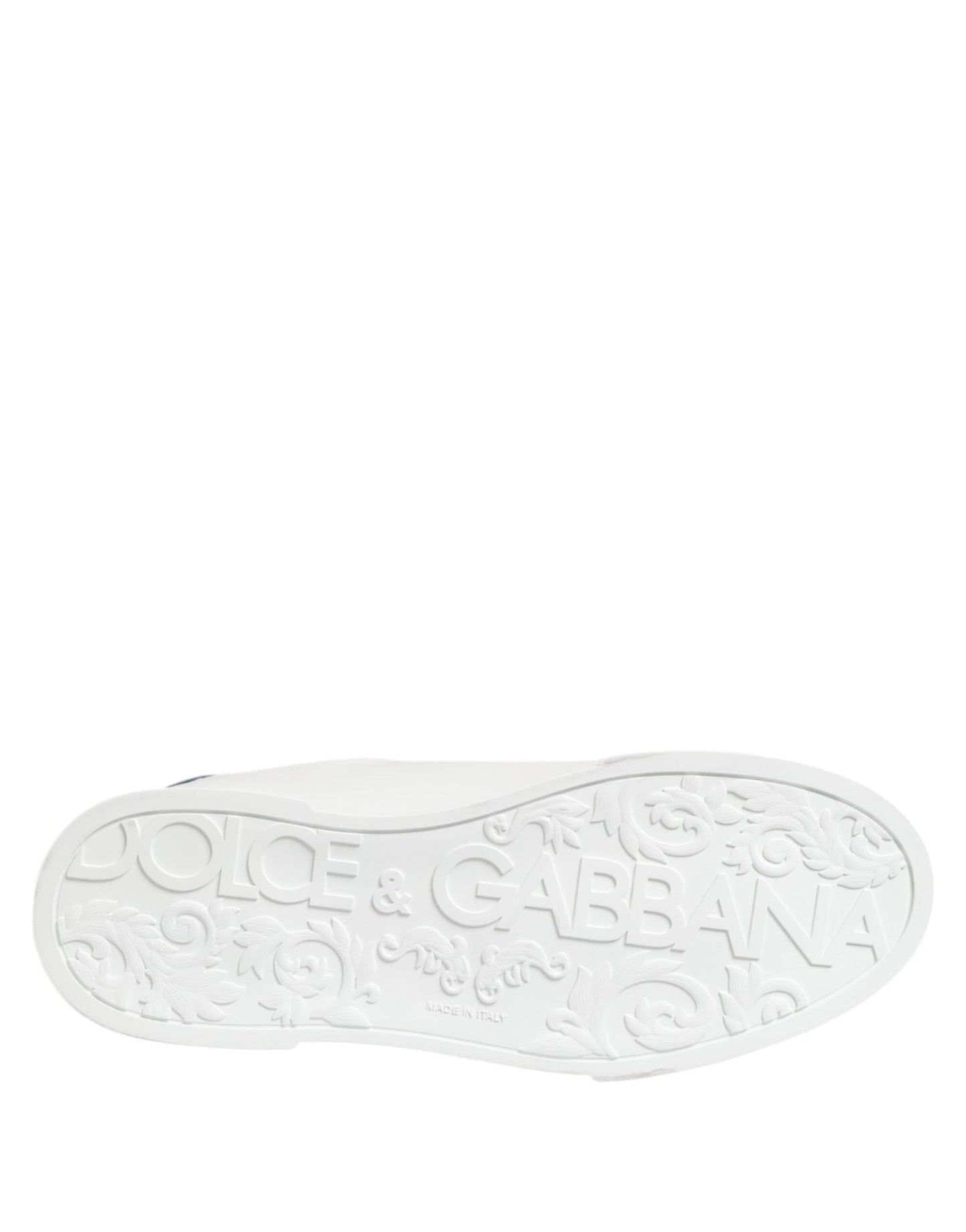 Dolce & Gabbana White Leather DG Logo Low Top Sneakers Shoes – EU40/US7 par Dolce & Gabbana | Disponible sur Sandy Store ByNet