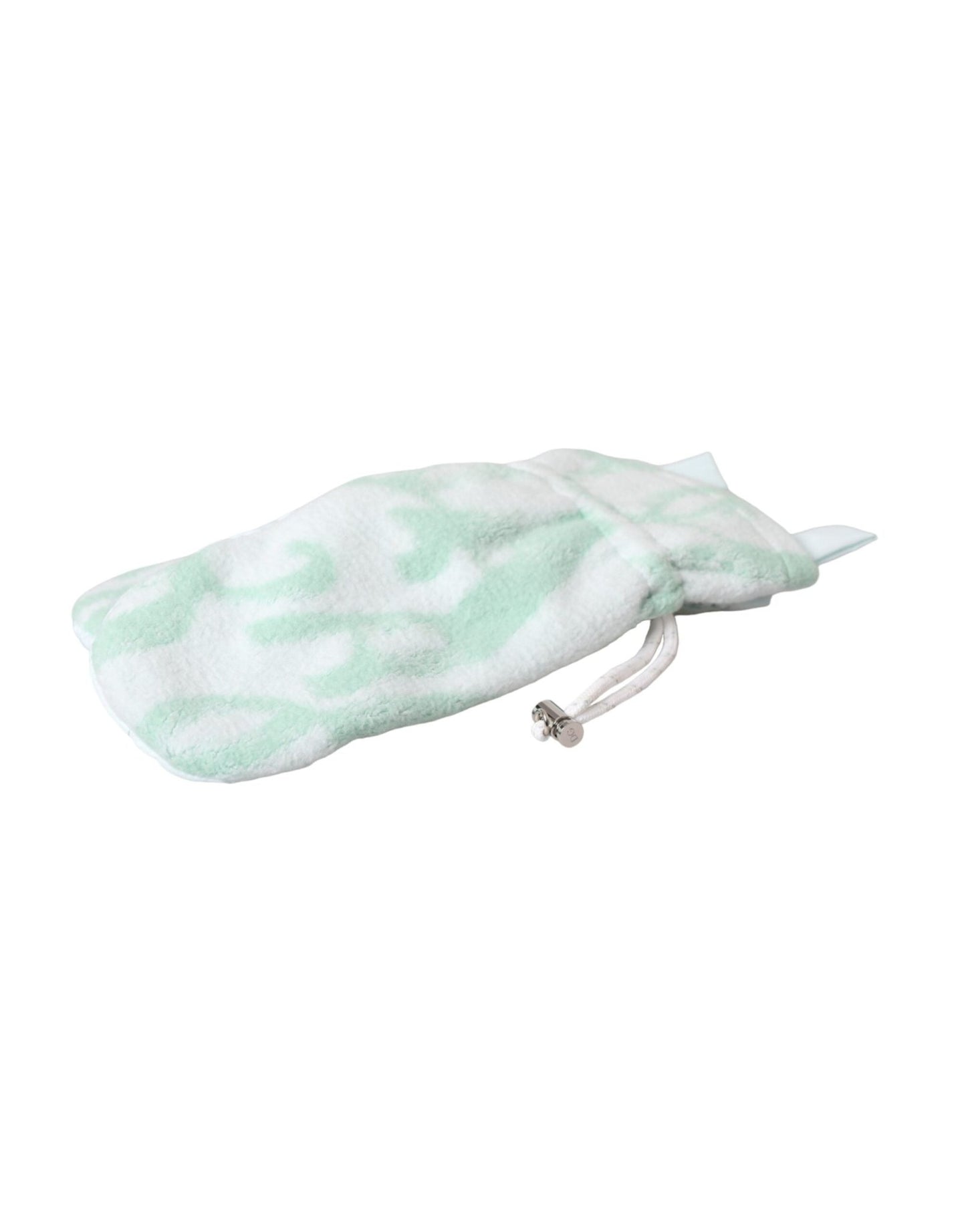 Dolce & Gabbana White Nylon Fleece Wrist Length Mitten Gloves - Sandy Store ByNet