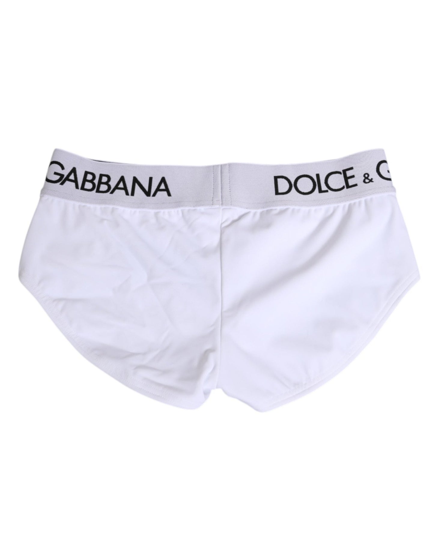 Dolce & Gabbana White Nylon Logo Waistband Shorts Underwear – IT40|S par Dolce & Gabbana | Disponible sur Sandy Store ByNet