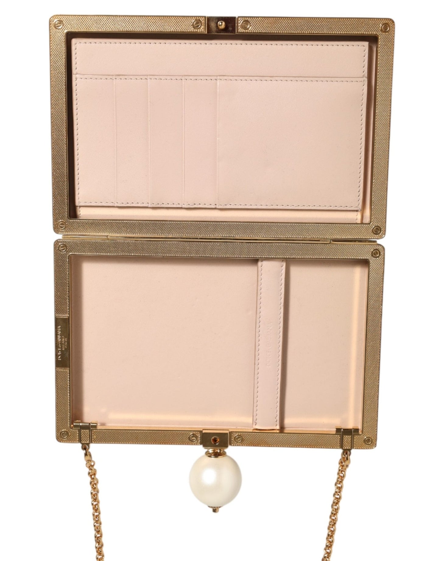 Dolce & Gabbana White Rose Embroidery Silk Gold Frame Clutch Purse Bag – par Dolce & Gabbana | Disponible sur Sandy Store ByNet