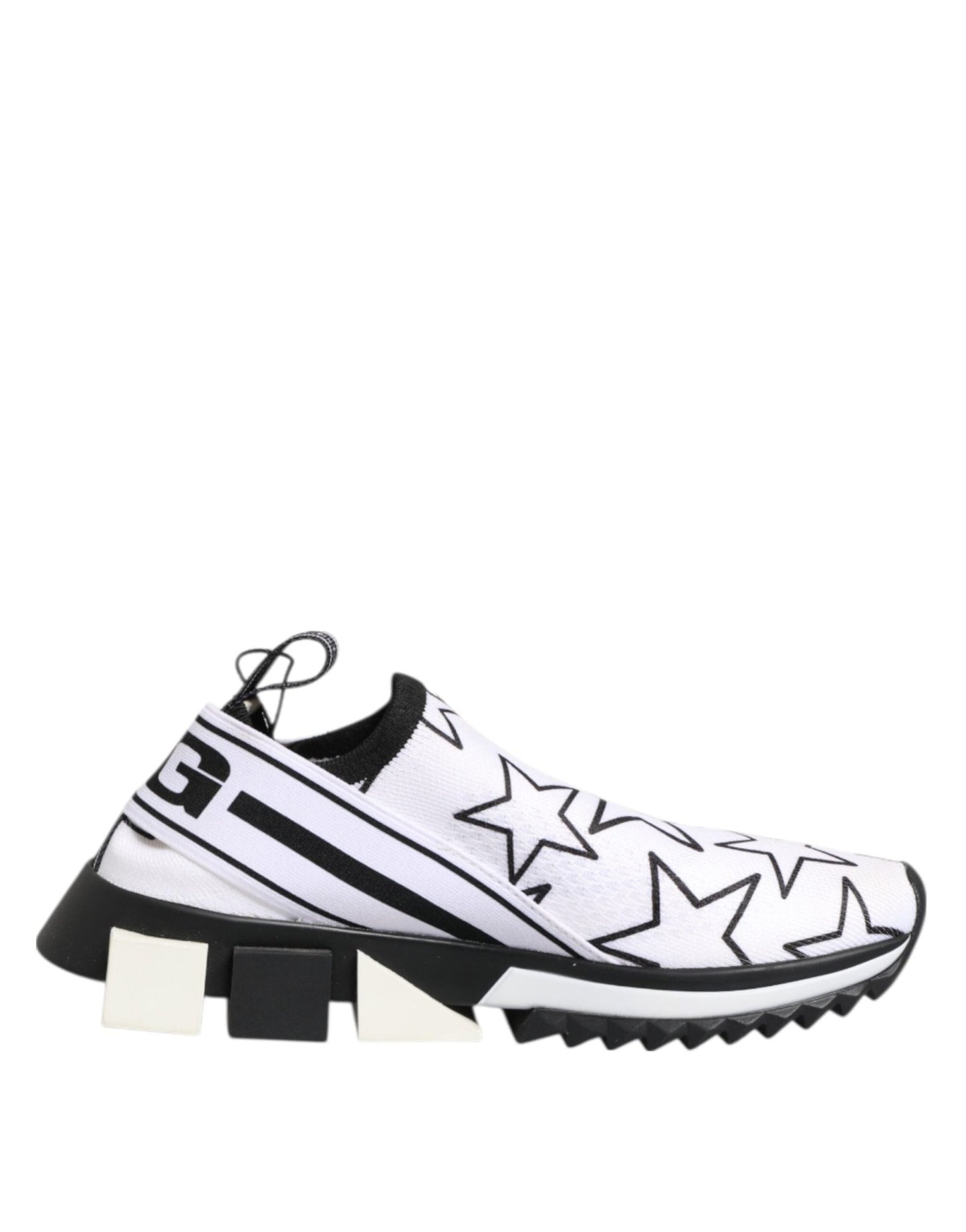 Dolce & Gabbana White Stars Sorrento Low Top Sneakers Shoes – EU36/US5.5 par Dolce & Gabbana | Disponible sur Sandy Store ByNet
