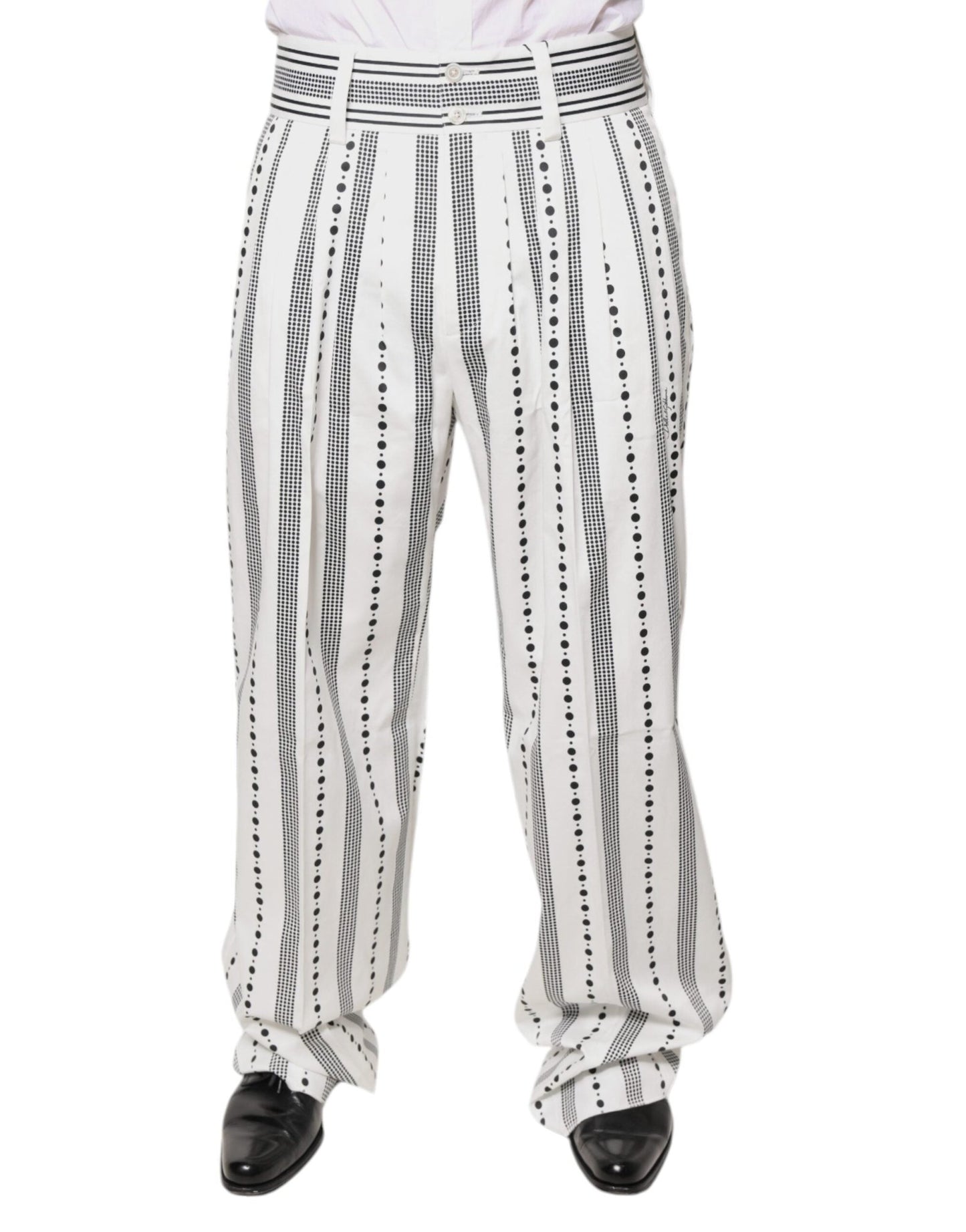 Dolce & Gabbana White Straight Formal Dress Pants – IT50 | L par Dolce & Gabbana | Disponible sur Sandy Store ByNet