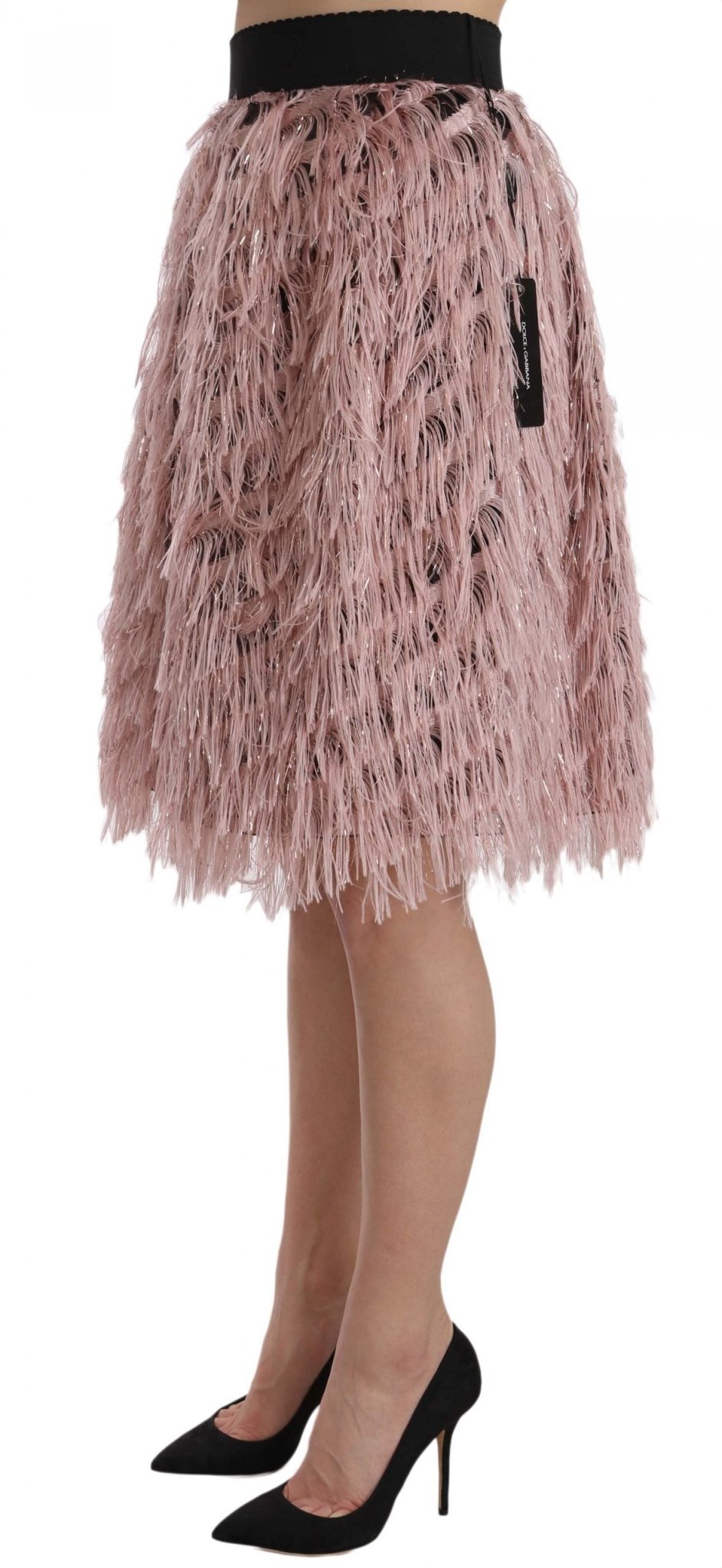 Dolce & Gabbana Wide Elastic Waist High Fashion Skirt - Sandy Store ByNet