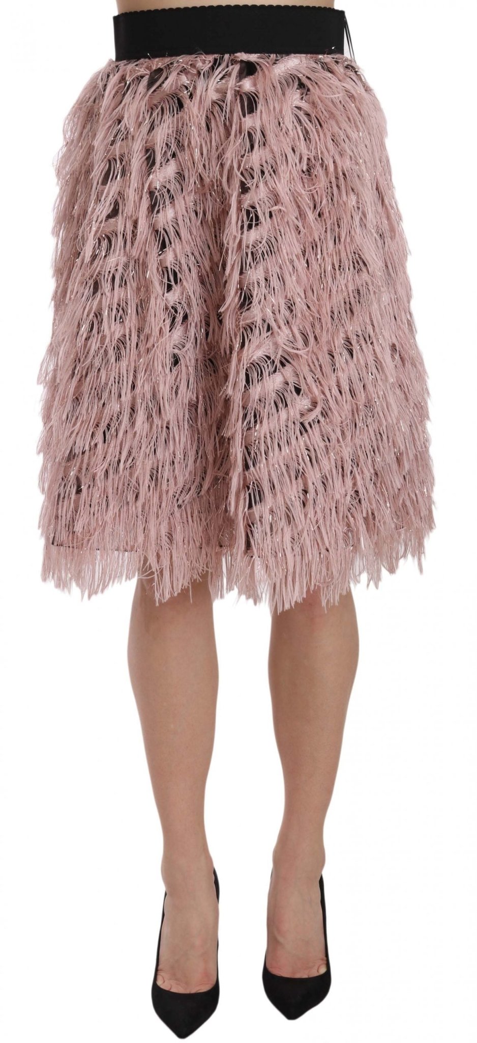 Dolce & Gabbana Wide Elastic Waist High Fashion Skirt - Sandy Store ByNet