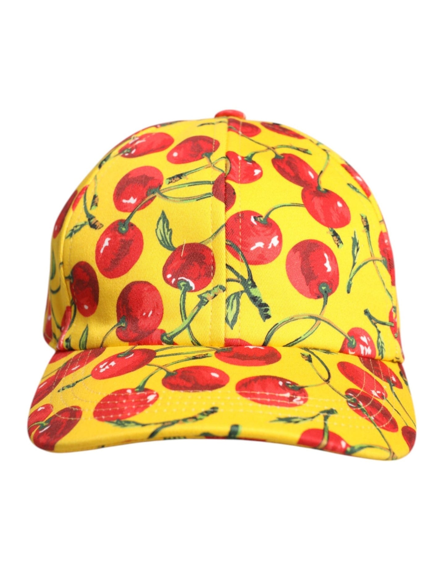 Dolce & Gabbana Yellow Cotton Printed 6 Panels Baseball Cap – 58 cm|M par Dolce & Gabbana | Disponible sur Sandy Store ByNet