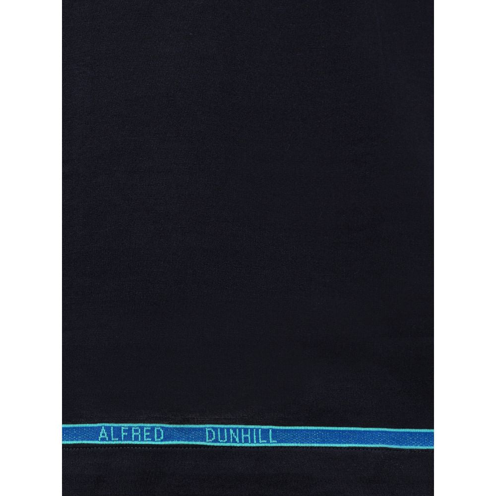 Dunhill Blue Cotton Polo Shirt - Sandy Store ByNet