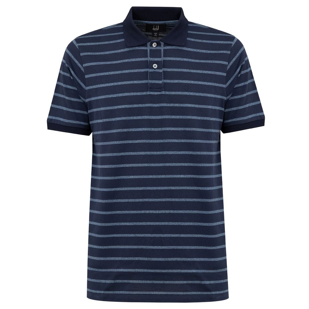 Dunhill Blue Cotton Polo Shirt - Sandy Store ByNet