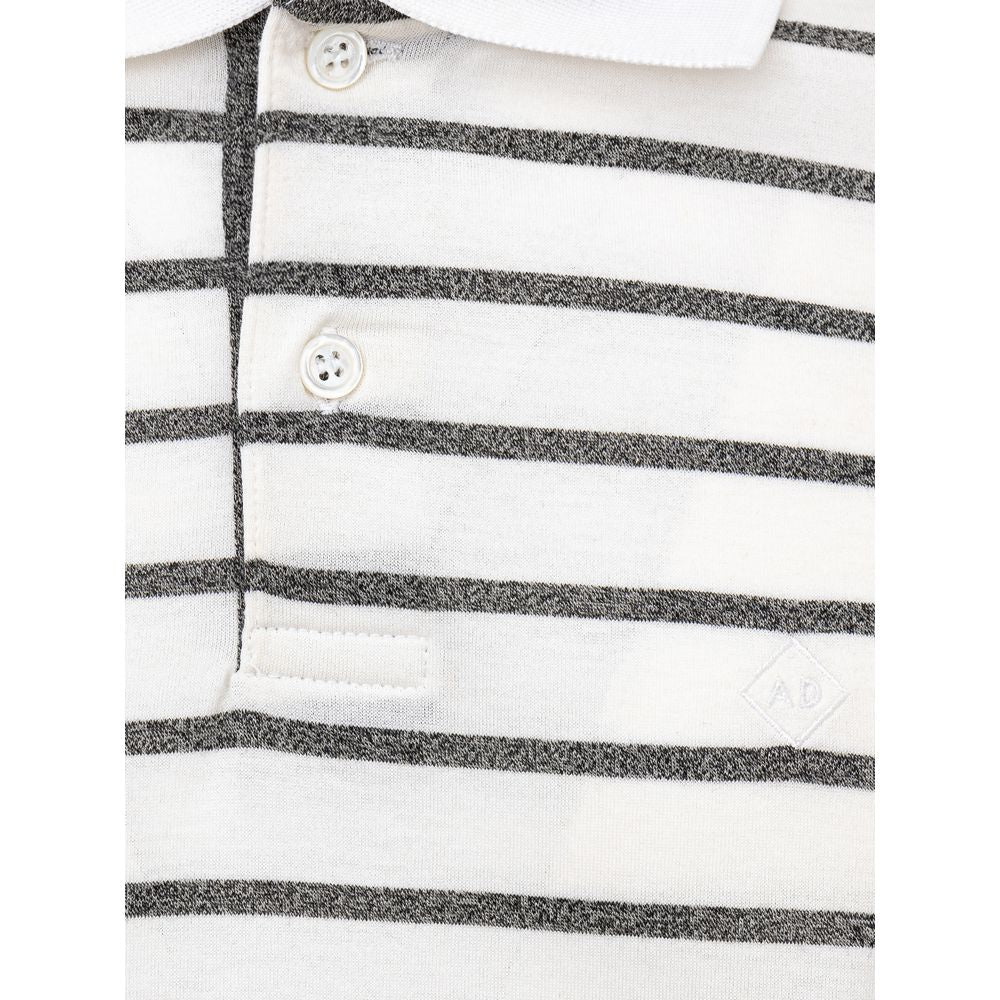 Dunhill White Cotton Polo Shirt - Sandy Store ByNet