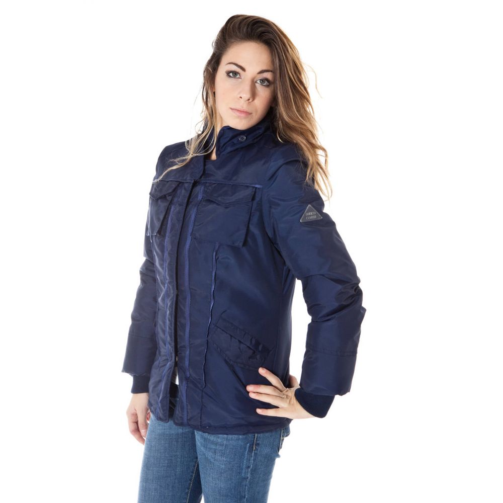 ENRICO COVERI Blue Nylon Jackets & Coat – 42 par ENRICO COVERI | Disponible sur Sandy Store ByNet