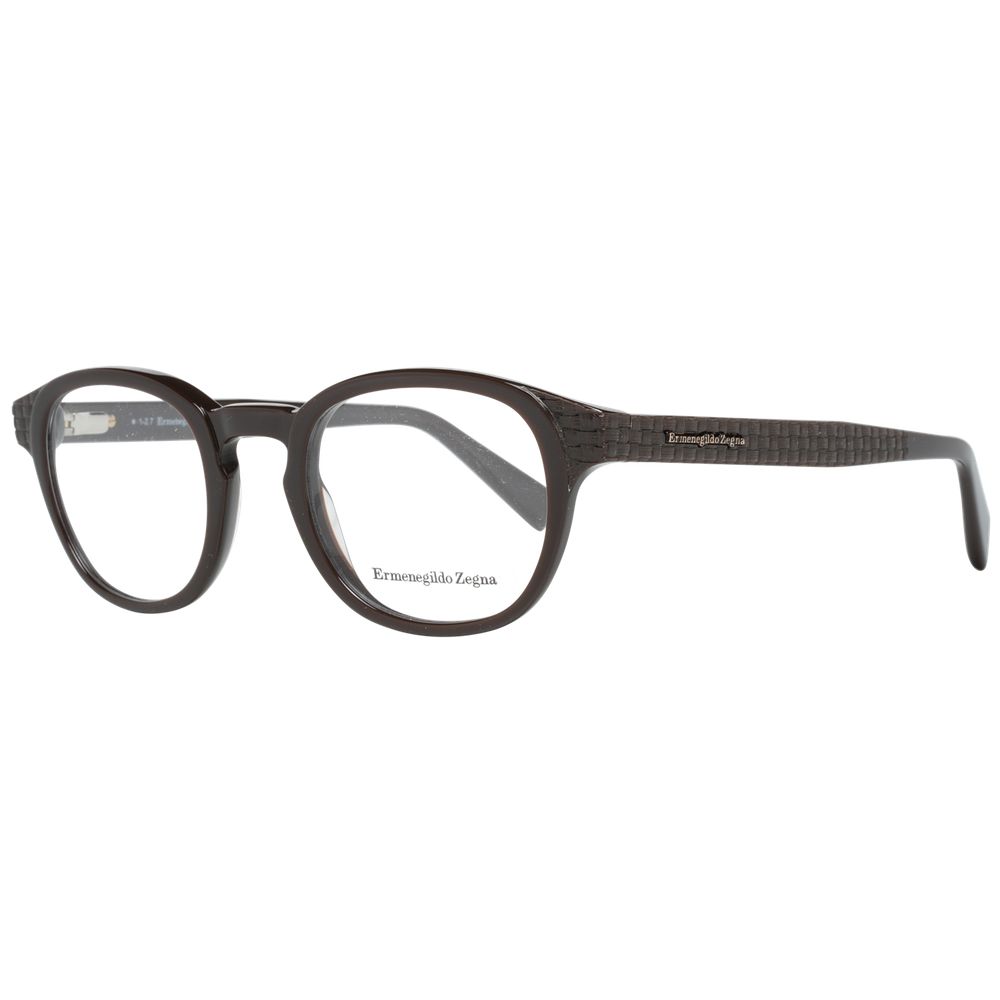 Ermenegildo Zegna Brown Men Optical Frames – par Ermenegildo Zegna | Disponible sur Sandy Store ByNet