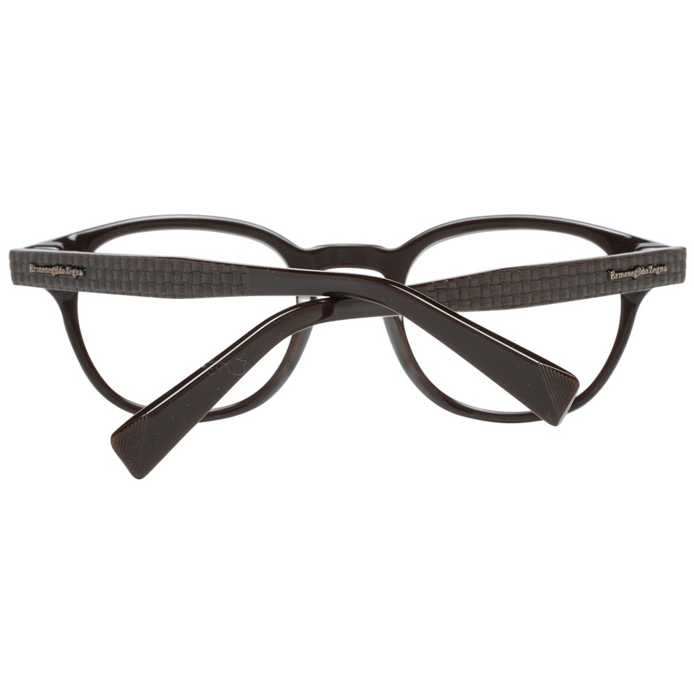 Ermenegildo Zegna Brown Men Optical Frames – par Ermenegildo Zegna | Disponible sur Sandy Store ByNet