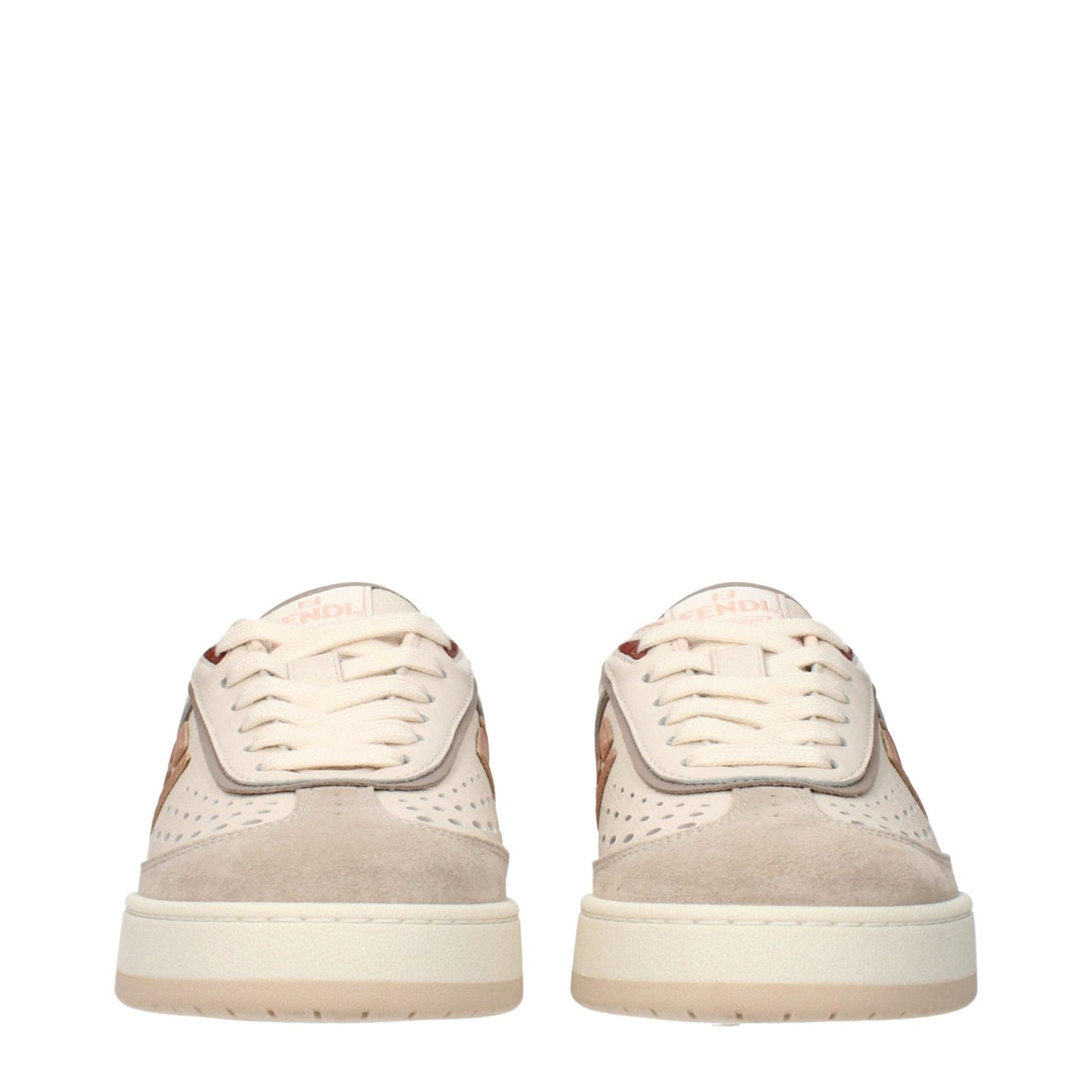 Fendi Beige Leather Low Tops – EU35.5/US5.5 par Fendi | Disponible sur Sandy Store ByNet