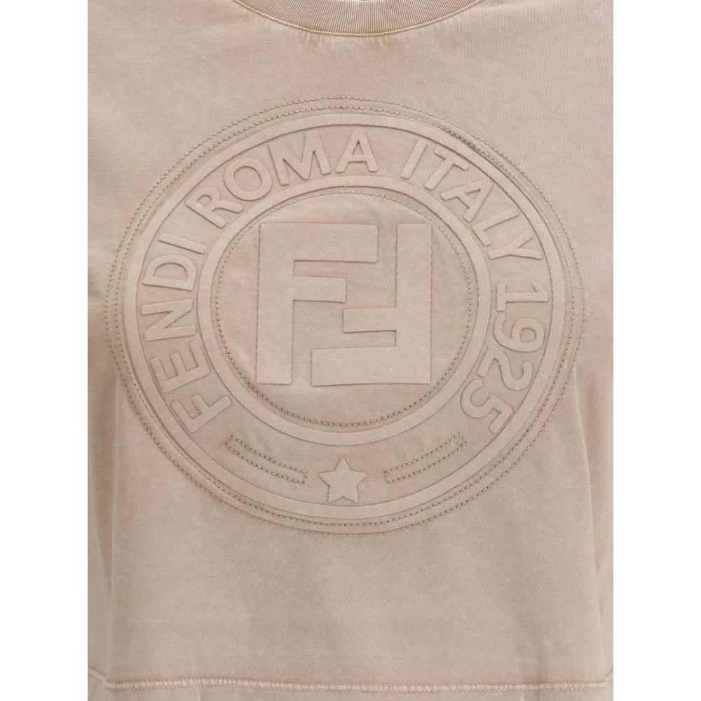 Fendi Cropped T-Shirt – M par Fendi | Disponible sur Sandy Store ByNet