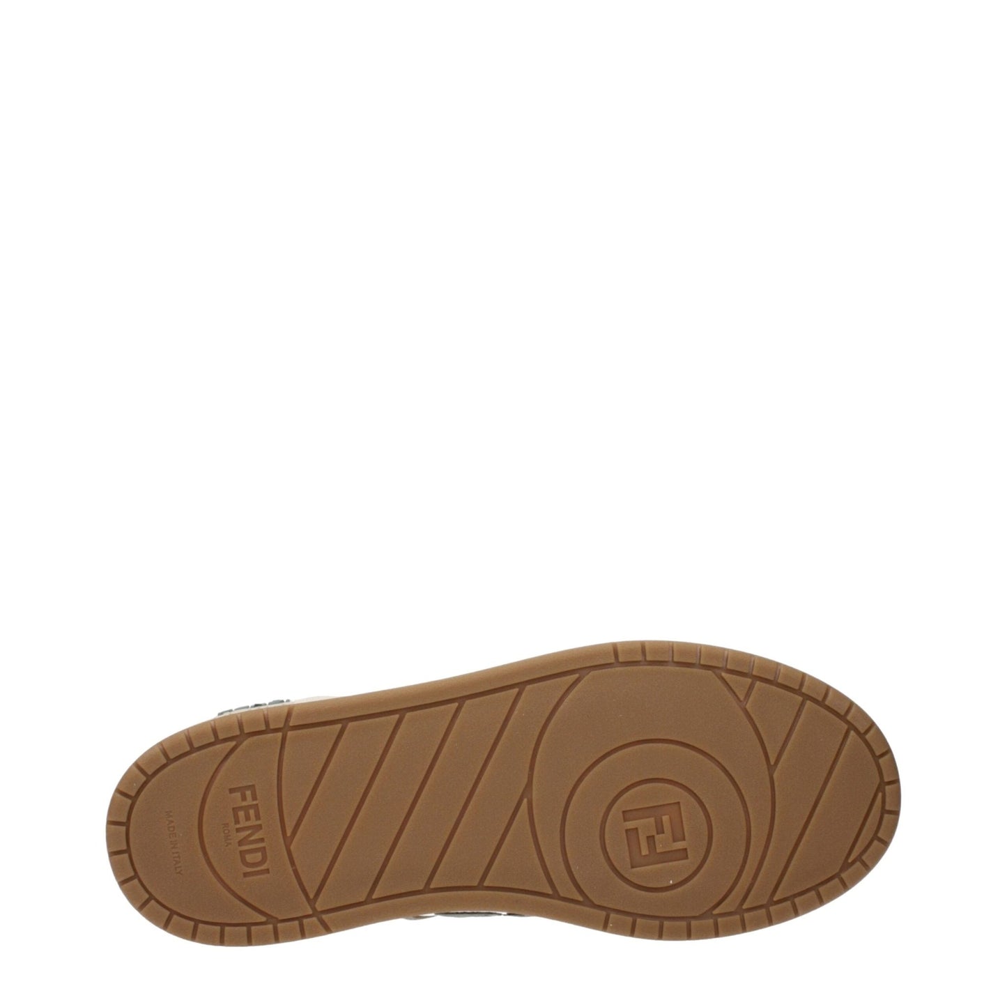 Fendi White Leather Low Tops – EU36.5/US6.5 par Fendi | Disponible sur Sandy Store ByNet