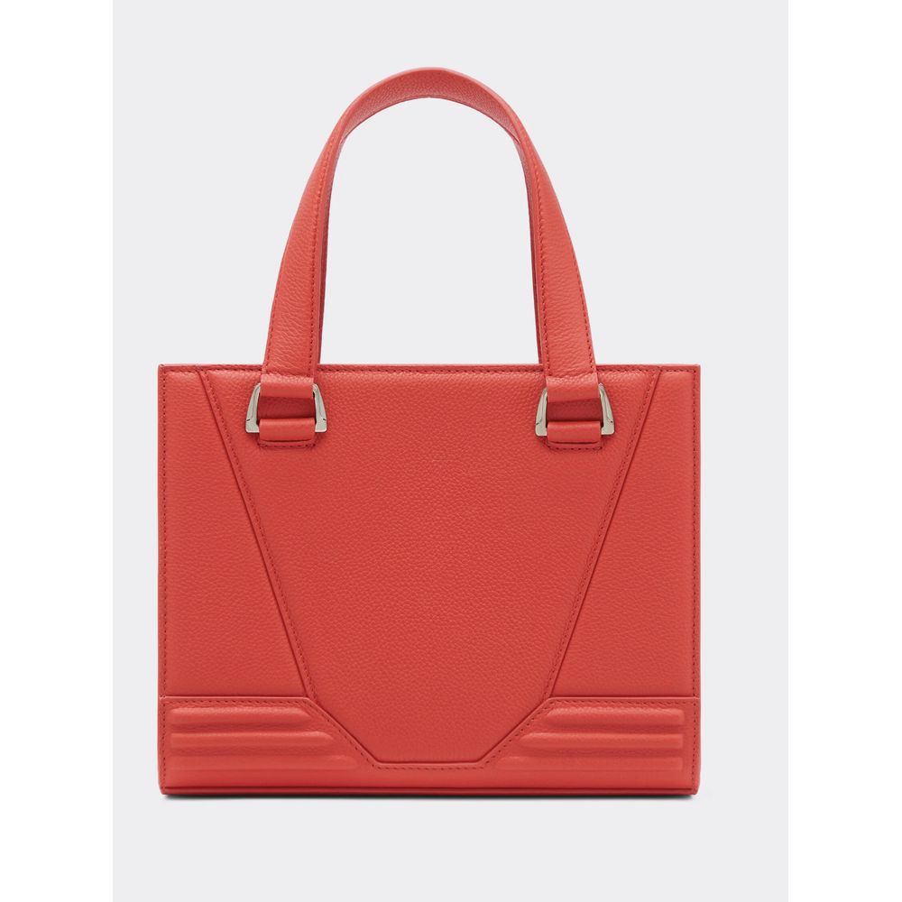 Ferrari Red Leather Handbag - Sandy Store ByNet