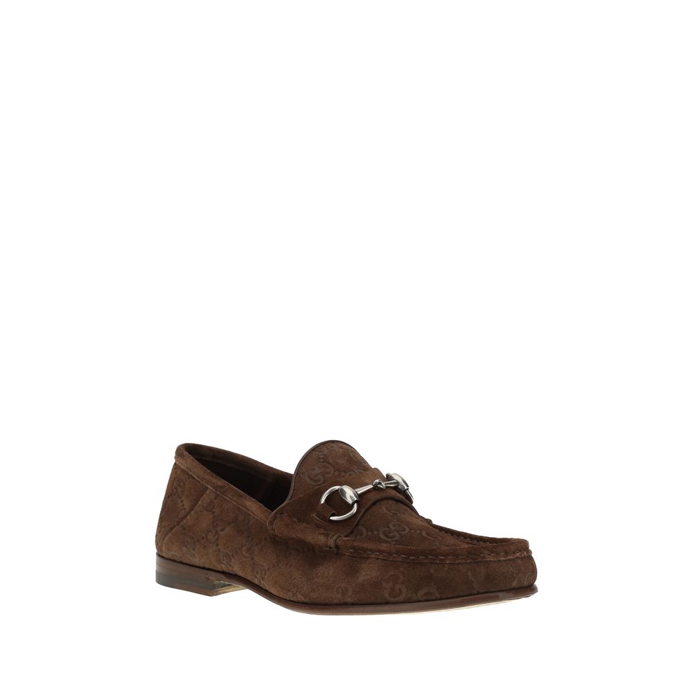 Gucci Suede Horsebit 1953 Loafers - Sandy Store ByNet