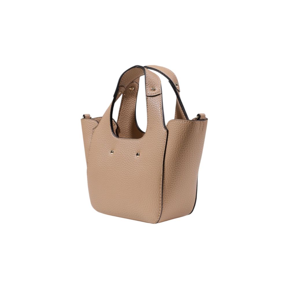 Guess Beige Polyethylene Handbag – par Guess | Disponible sur Sandy Store ByNet
