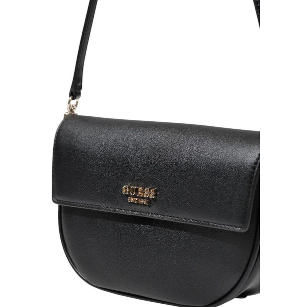 Guess Black Polyethylene Handbag – par Guess | Disponible sur Sandy Store ByNet
