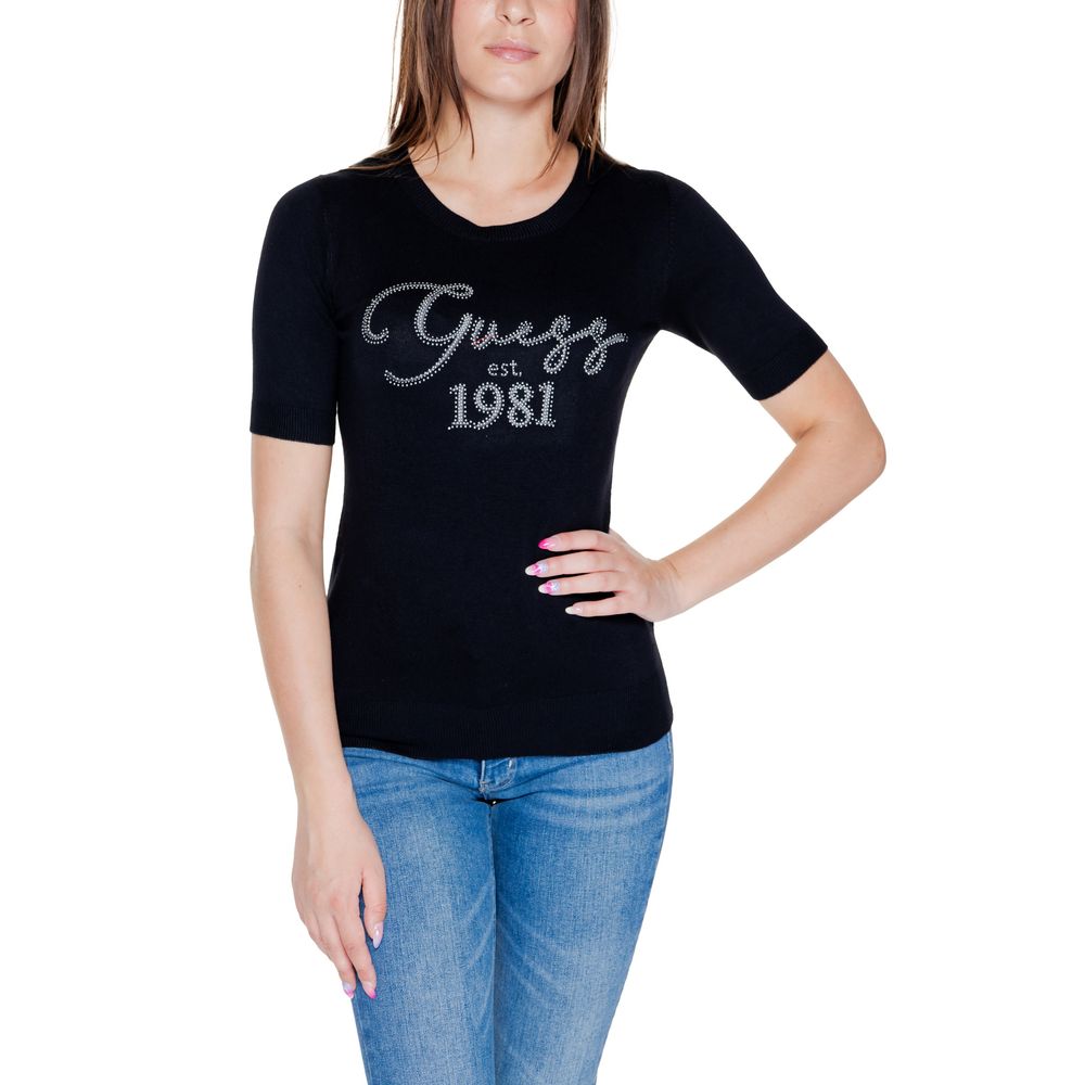 Guess Black Viscose Tops & T-Shirt - Sandy Store ByNet