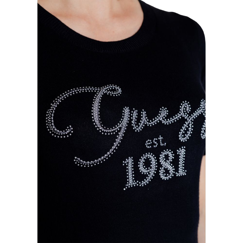Guess Black Viscose Tops & T-Shirt - Sandy Store ByNet