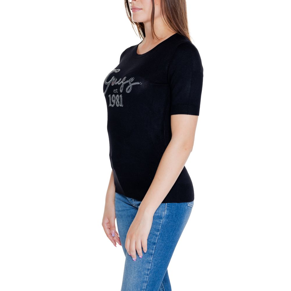 Guess Black Viscose Tops & T-Shirt - Sandy Store ByNet