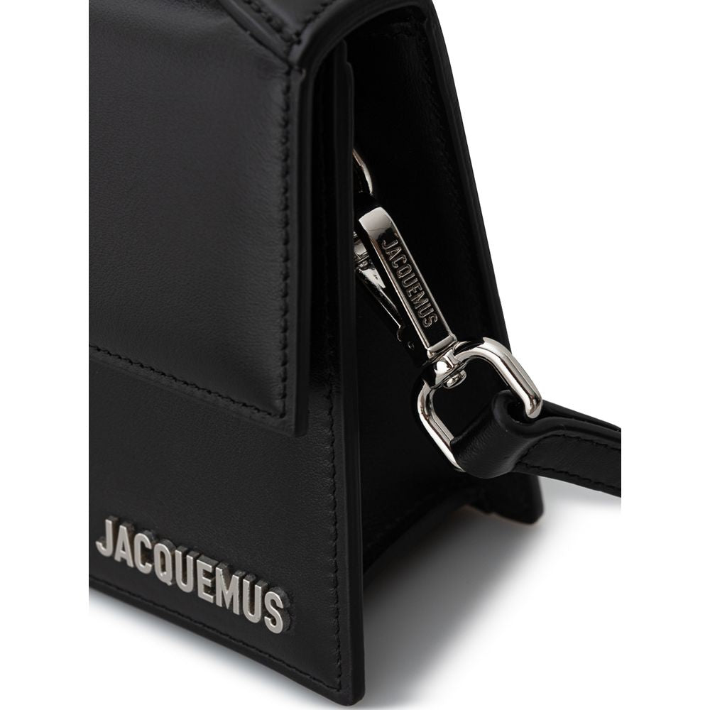 Jacquemus Black Leather Handbag - Sandy Store ByNet