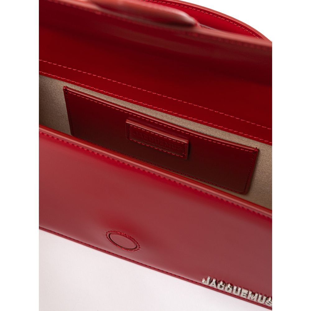 Jacquemus Red Leather Shoulder Bag - Sandy Store ByNet