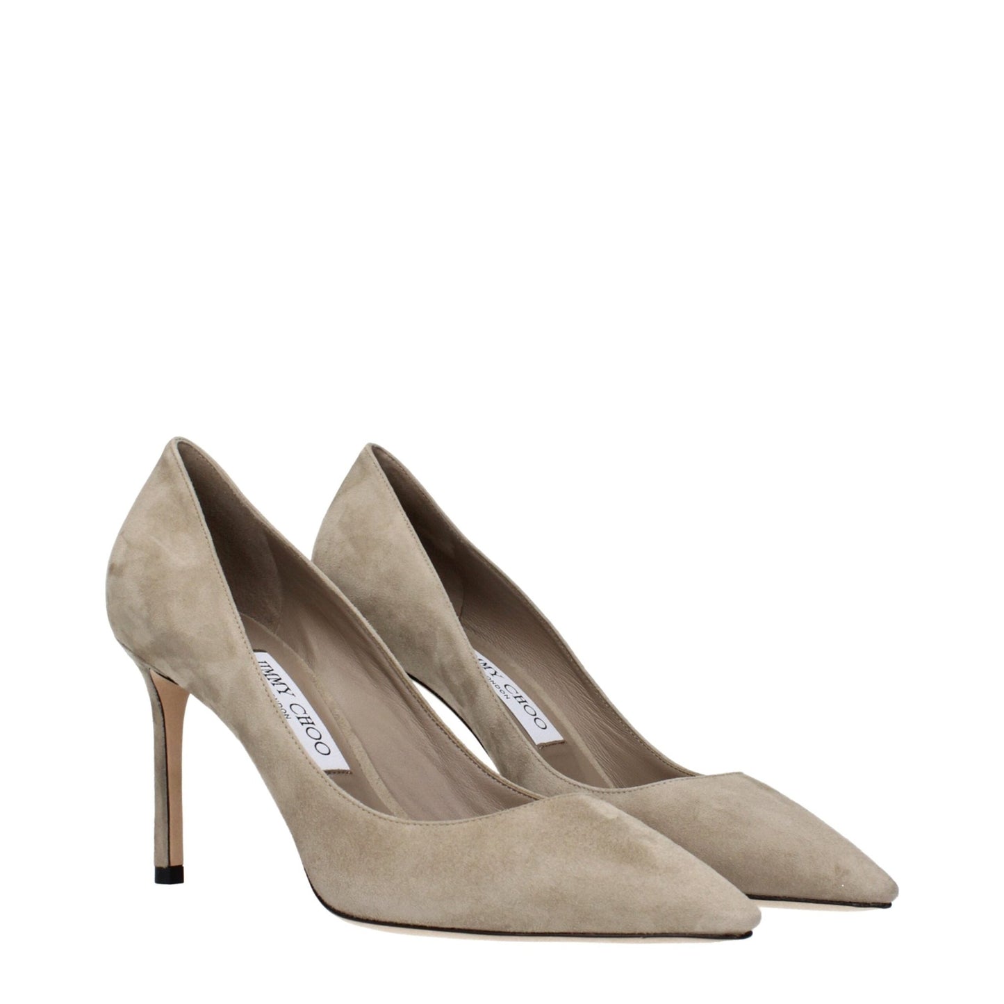 Jimmy Choo Gray Leather High Heel Pumps – EU38.5/US8.5 par Jimmy Choo | Disponible sur Sandy Store ByNet