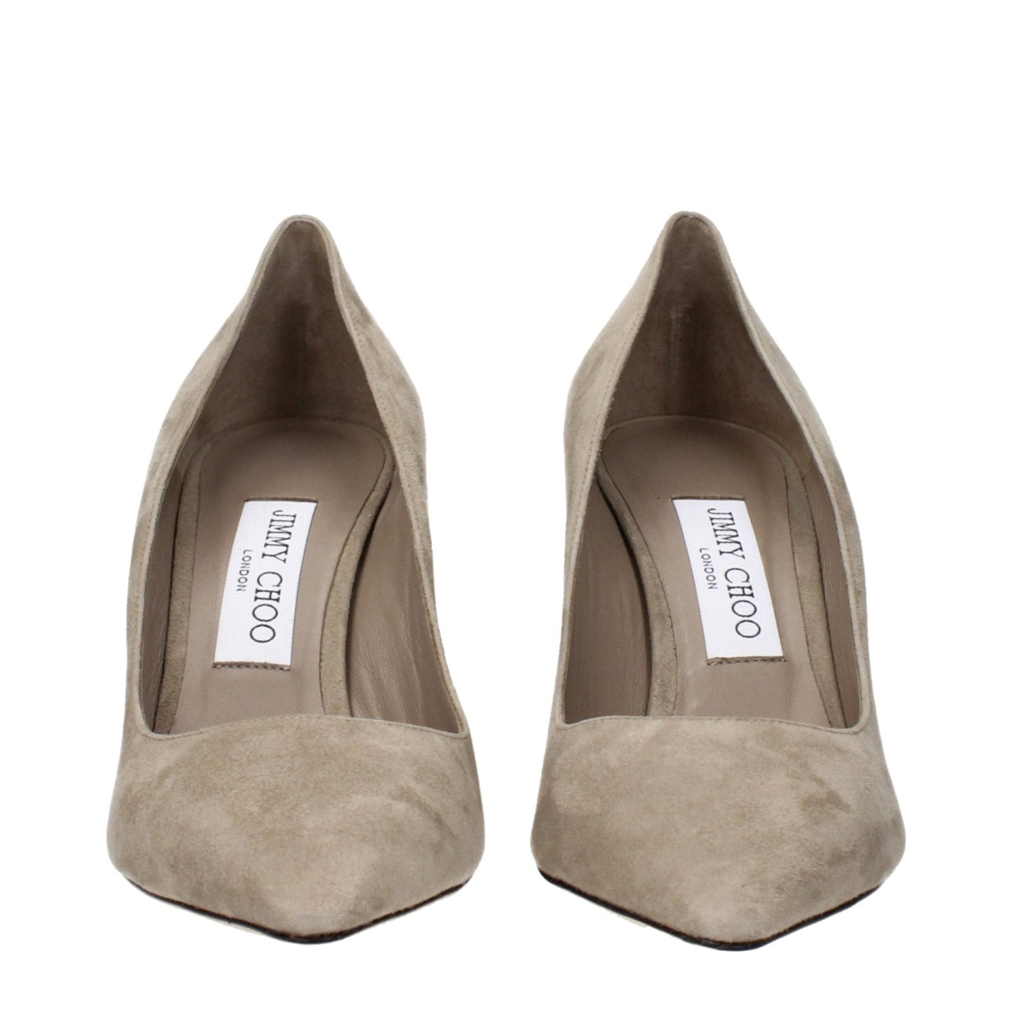 Jimmy Choo Gray Leather High Heel Pumps – EU38.5/US8.5 par Jimmy Choo | Disponible sur Sandy Store ByNet