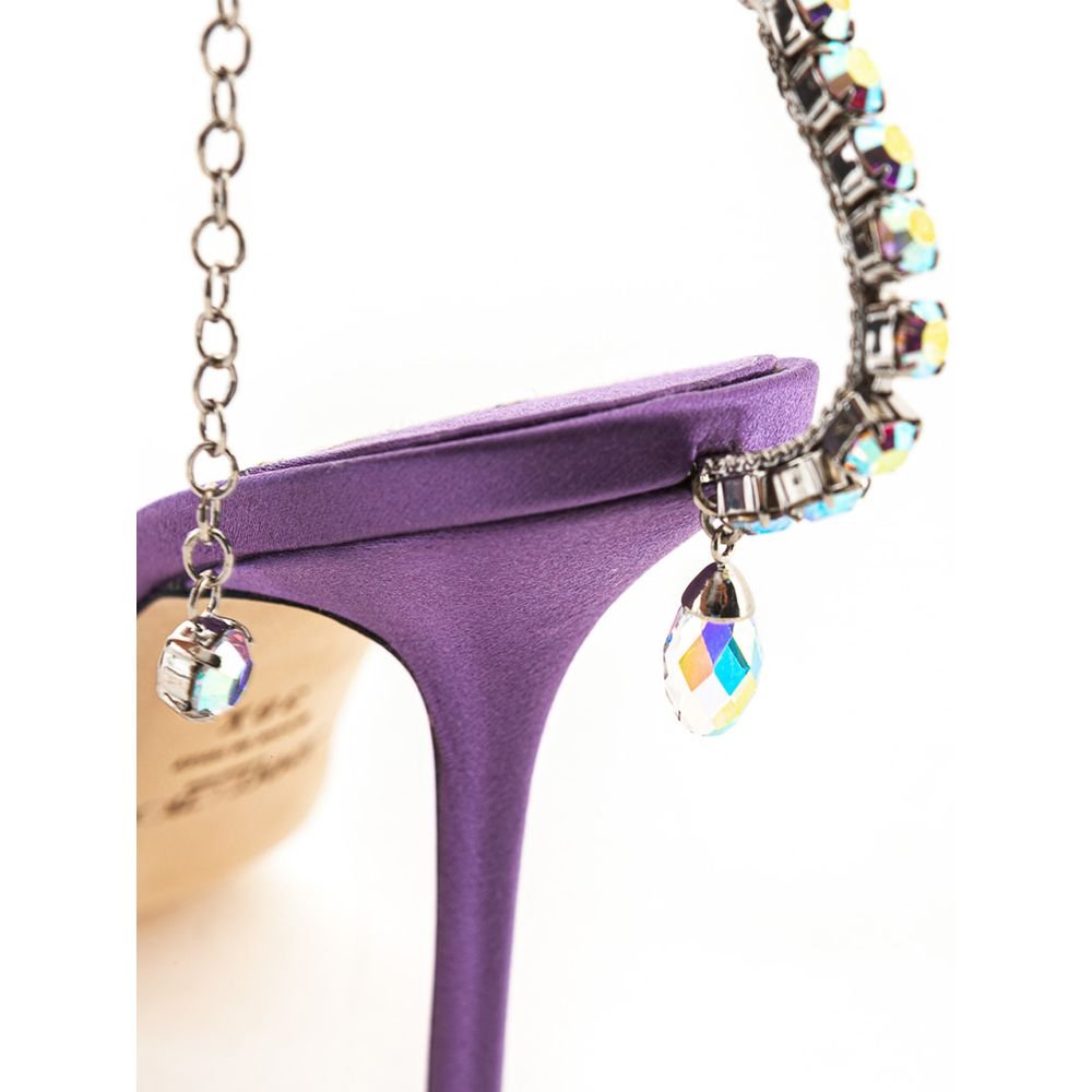 Jimmy Choo Purple Raso Sandal - Sandy Store ByNet