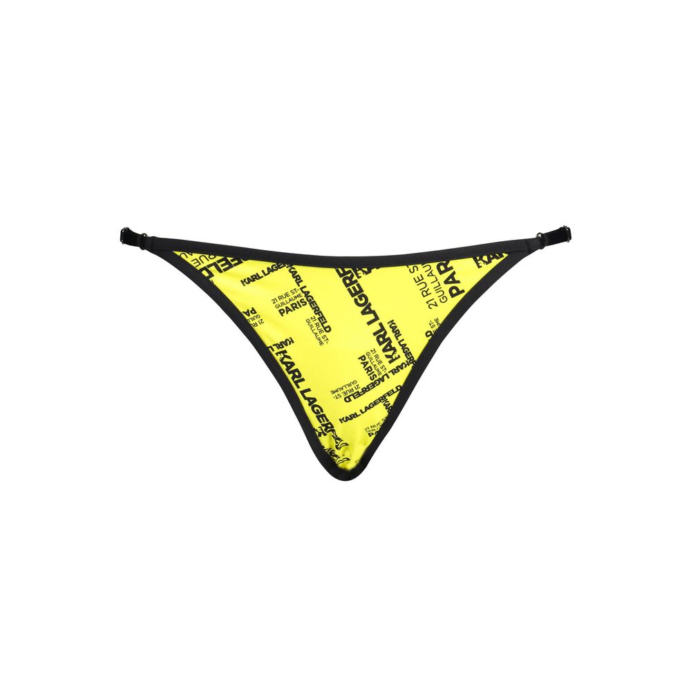 Karl Lagerfeld Yellow Elastane Swimwear – XS par Karl Lagerfeld | Disponible sur Sandy Store ByNet