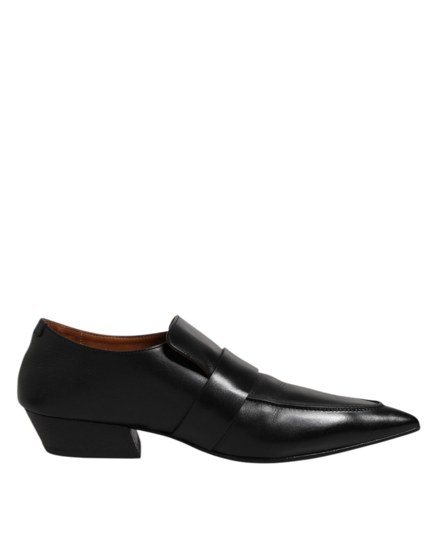 Marsell Black Soft Leather Loafer Pointed Toe Slip On Shoes – EU40/US9.5 par Marsell | Disponible sur Sandy Store ByNet